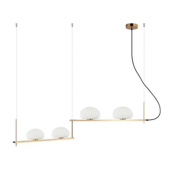 Italux 5902854533343 Lustr | G9 | Barevný kov | Bronz