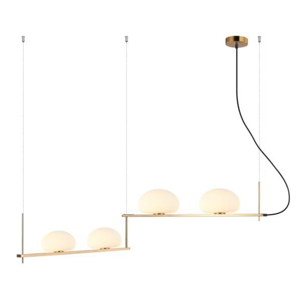 Italux 5902854533343 Lustr | G9 | Barevný kov | Bronz