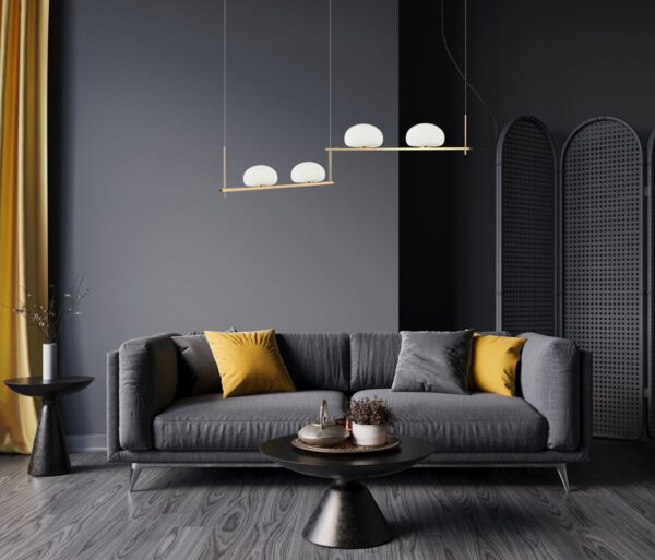 Italux 5902854533343 Lustr | G9 | Barevný kov | Bronz