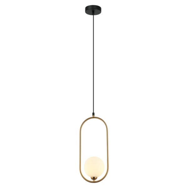 Italux 5900644432289 Lustr | G9 | Barevný kov | Bílá | Bronz