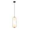 Italux 5900644432296 Lustr | G9 | Barevný kov | Bílá | Bronz