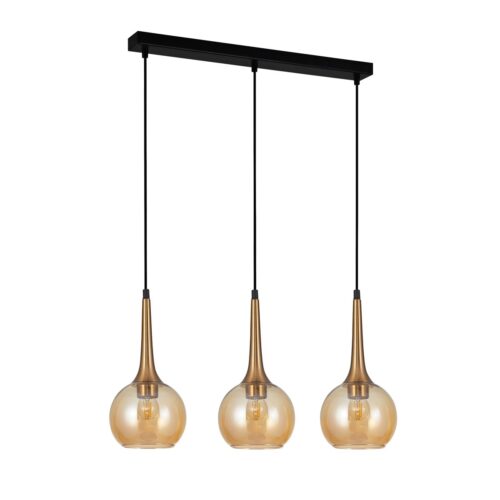 Italux 5902854536726 Lustr | E27 | Barevný kov | Bronz