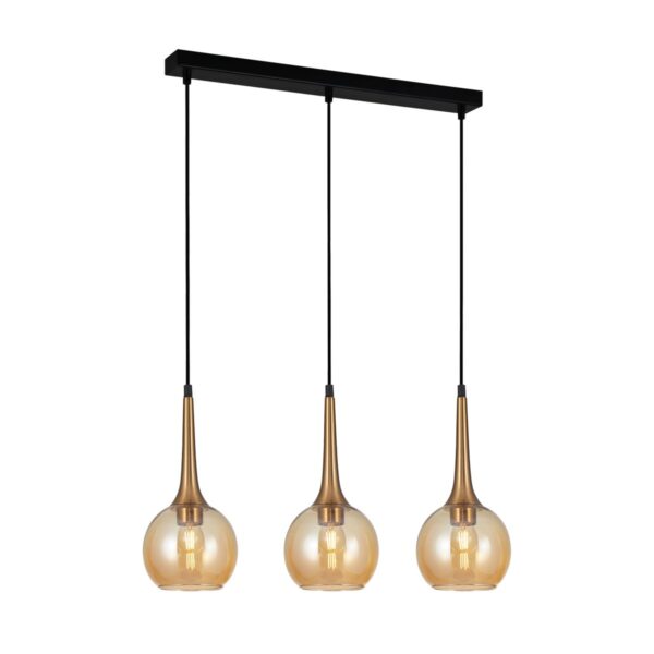 Italux 5902854536726 Lustr | E27 | Barevný kov | Bronz