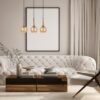 Italux 5902854536726 Lustr | E27 | Barevný kov | Bronz