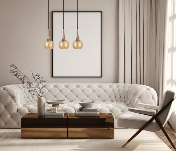 Italux 5902854536726 Lustr | E27 | Barevný kov | Bronz