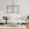 Italux 5902854536733 Lustr | E27 | Barevný kov | Bronz