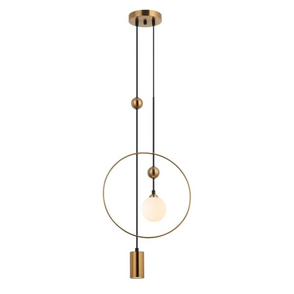 Italux 5902854533367 Lustr | GU10 | Barevný kov | Bronz