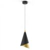 Italux 5900644313625 LED stropní svítidlo | Teplá bílá | Černá | 13.55W