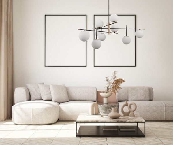 Italux 5900644430032 Lustr | E14 | Barevný kov | Bílá | Bronz | Černá