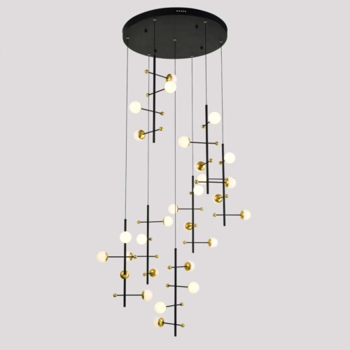 Italux 5900644313670 LED stropní svítidlo | Teplá bílá | Černá | 89W