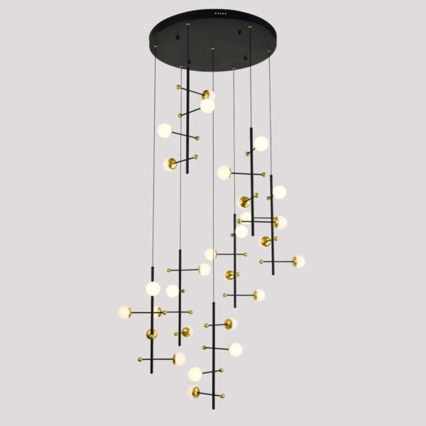 Italux 5900644313670 LED stropní svítidlo | Teplá bílá | Černá | 89W