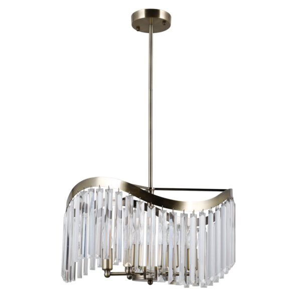 Italux 5900644314417 Lustr | E14 | Barevný kov | Bronz