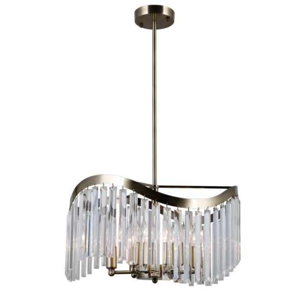 Italux 5900644314417 Lustr | E14 | Barevný kov | Bronz