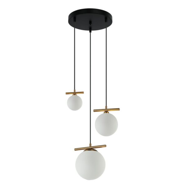 Italux 5902854533435 Lustr | E14 | Barevný kov | Bronz