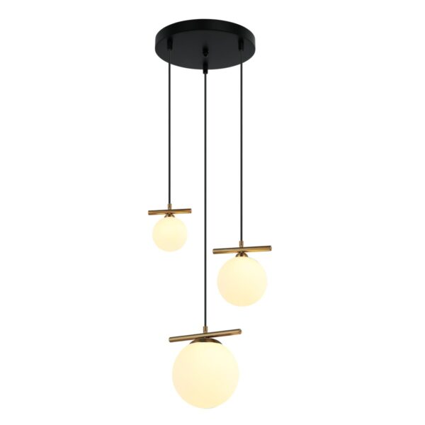 Italux 5902854533435 Lustr | E14 | Barevný kov | Bronz