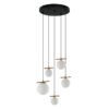 Italux 5902854533442 Lustr | E14 | Barevný kov | Bronz
