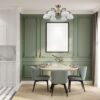 Italux 5900644318149 Lustr | E27 | Barevný kov | Bílá | Bronz