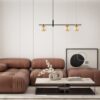 Italux 5900644432388 Lustr | G9 | Černá | Žlutá