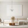 Italux 5900644431862 Lustr | G9 | Barevný kov | Bílá | Mosaz