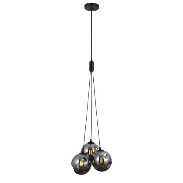 Italux 5902854534128 LED stropní svítidlo | 3x5W | Černá