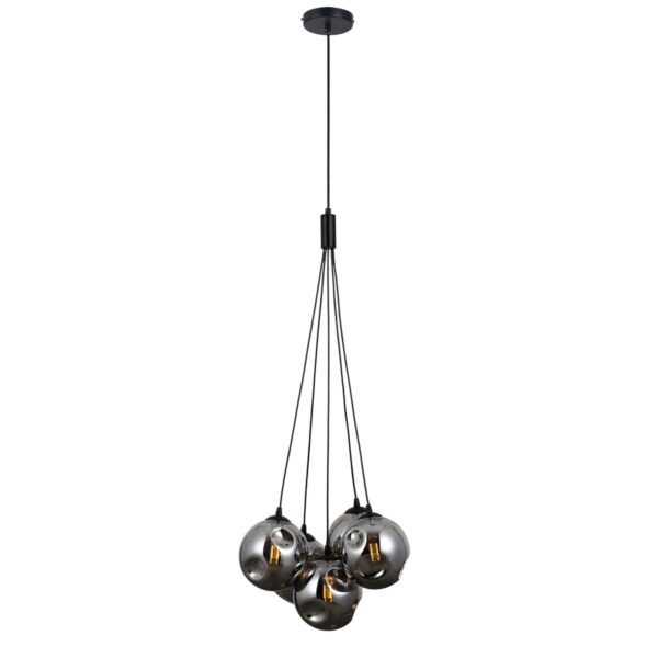 Italux 5902854534135 LED stropní svítidlo | 5x5W | Černá