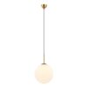 Italux 5900644432357 Lustr | E27 | Barevný kov | Bílá | Bronz