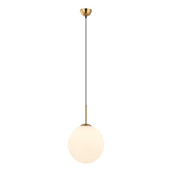 Italux 5900644432357 Lustr | E27 | Barevný kov | Bílá | Bronz