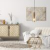 Italux 5900644311218 Lustr | E27 | Barevný kov | Mosaz
