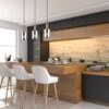 Italux 5900644311195 Skleněný lustr | E27 | Barevný kov | Mosaz