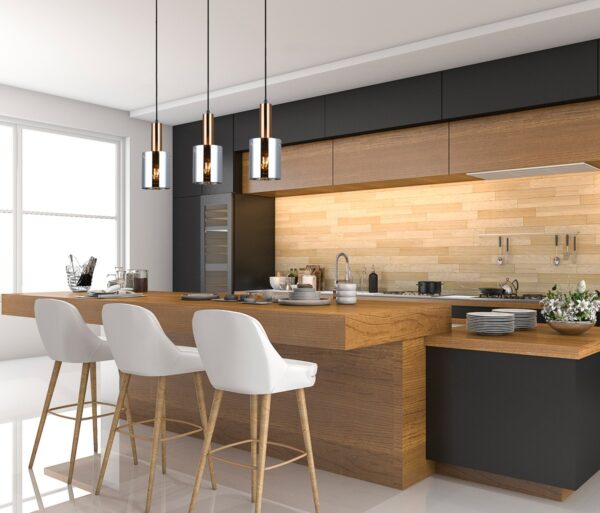Italux 5900644311195 Skleněný lustr | E27 | Barevný kov | Mosaz