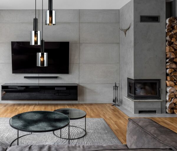 Italux 5900644311294 Skleněný lustr | E27 | Černá
