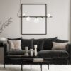 Italux 5900644433002 Lustr | G9 | Barevný kov | Bílá | Černá | Zlatá
