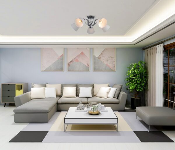 Italux 5900644314318 Lustr | E27 | Bílá