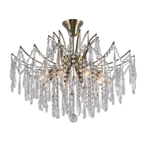 Italux 5900644314530 Lustr | E14 | Barevný kov | Bronz