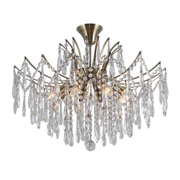 Italux 5900644314530 Lustr | E14 | Barevný kov | Bronz