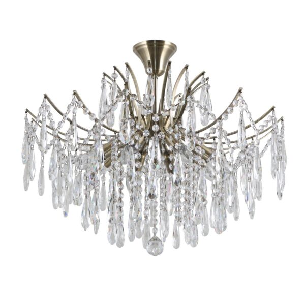 Italux 5900644314530 Lustr | E14 | Barevný kov | Bronz