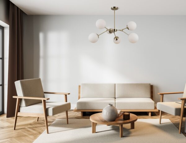 Italux 5900644319061 Lustr | E14 | Barevný kov | Bronz