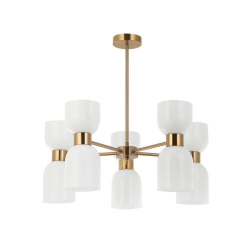 Italux 5902854538492 Lustr | E27 | Barevný kov | Bronz