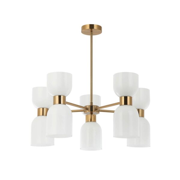 Italux 5902854538492 Lustr | E27 | Barevný kov | Bronz