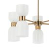 Italux 5902854538492 Lustr | E27 | Barevný kov | Bronz