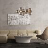 Italux 5900644315735 Skleněný lustr | G9 | 6