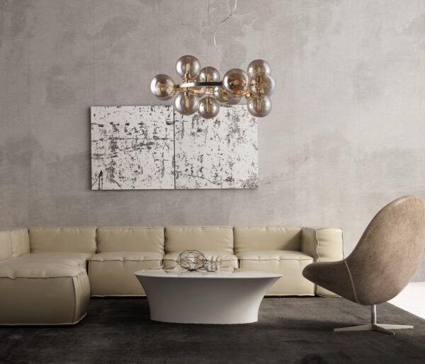 Italux 5900644315735 Skleněný lustr | G9 | 3