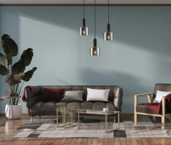 Italux 5900644318231 Lustr | E27 | Černá | Šedá
