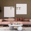 Italux 5900644439400 Lustr | E14 | Barevný kov | Černá | Mosaz | Žlutá