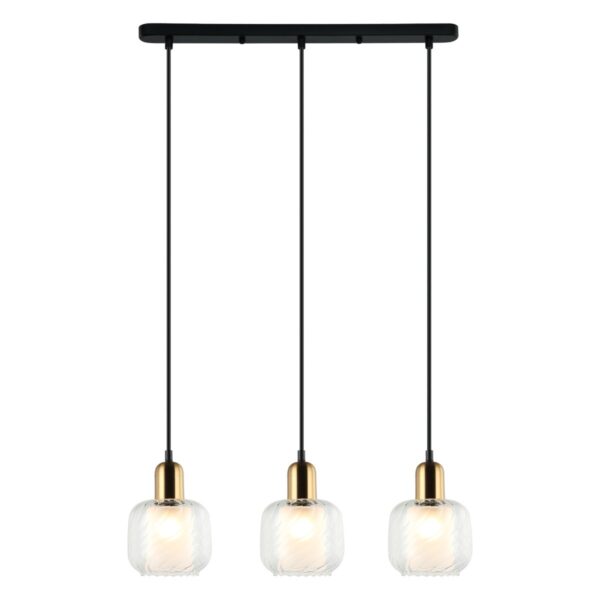Italux 5900644319023 Lustr | E27 | Barevný kov | Bílá | Bronz | Černá