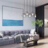 Italux 5900644432036 Lustr | E27 | Barevný kov | Černá | Mosaz