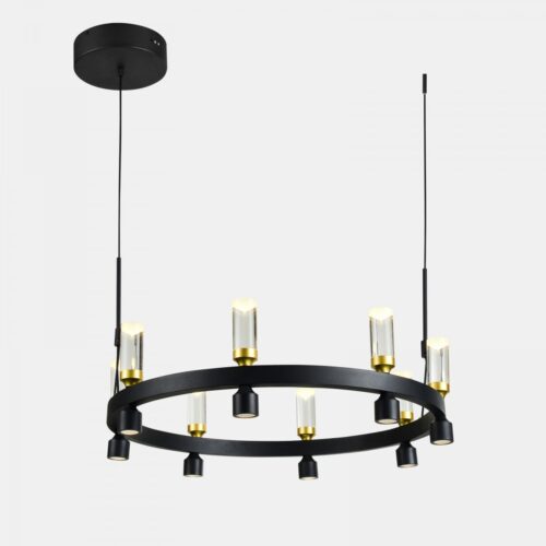 Italux 5900644313649 LED stropní svítidlo | Teplá bílá | Černá | 38.8W