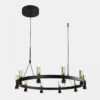 Italux 5900644313656 LED stropní svítidlo | Teplá bílá | Černá | 49W