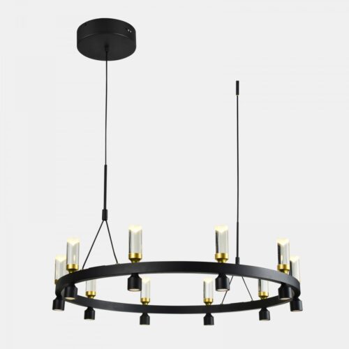 Italux 5900644313656 LED stropní svítidlo | Teplá bílá | Černá | 49W