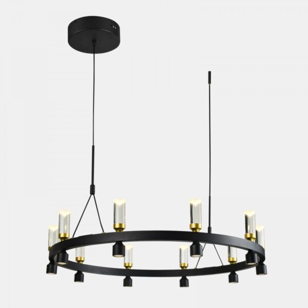 Italux 5900644313656 LED stropní svítidlo | Teplá bílá | Černá | 49W